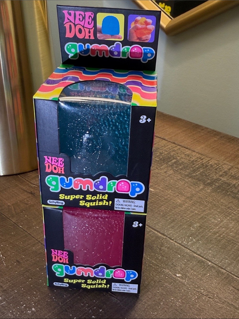 NeeDoh Gumdrop - Set of 2 (Blue, Pink)